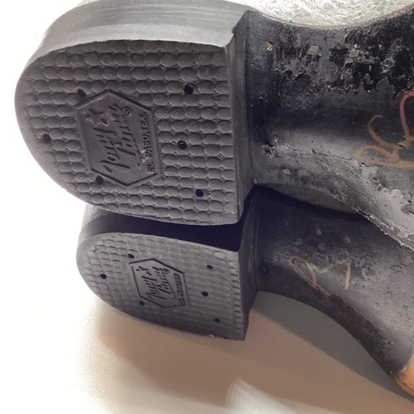 Tony Lama Cowboy Boots Men’s Western Gray Leather with Black Shaft Size 10.5 - Picture 9 of 14